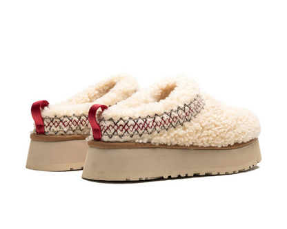 UGG Tazz Braid „Heritage Braid Natural” Pantofle z owczej skóry | Luxem szwajcarski
