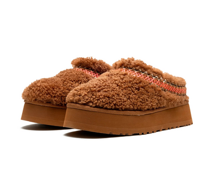 Kapcie UGG Tazz „Heritage Braid – Chestnut” – limitowana edycja zimowa | Luxem szwajcarski