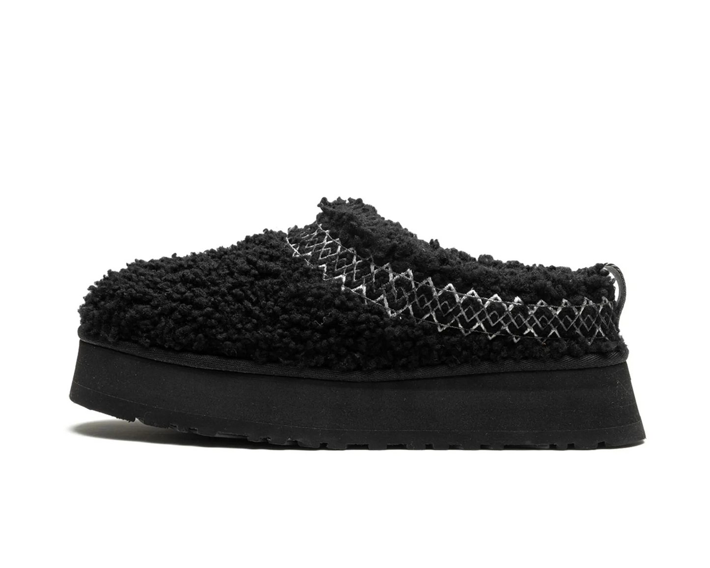 Kapcie UGG Tazz „Heritage Braid – Black” – luksusowe ciepło i wygoda | Luxem szwajcarski