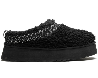 Kapcie UGG Tazz „Heritage Braid – Black” – luksusowe ciepło i wygoda | Luxem szwajcarski