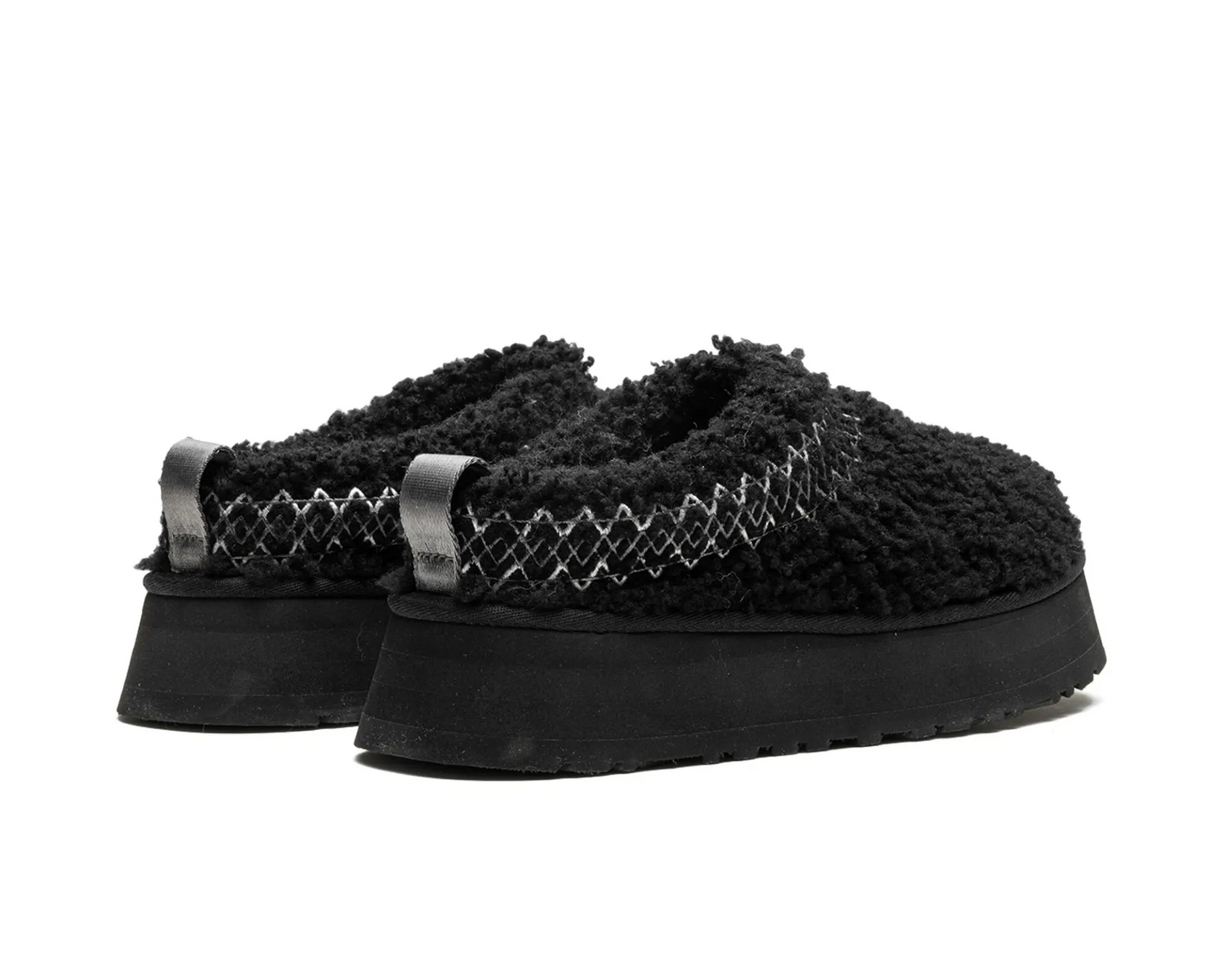 Kapcie UGG Tazz „Heritage Braid – Black” – luksusowe ciepło i wygoda | Luxem szwajcarski