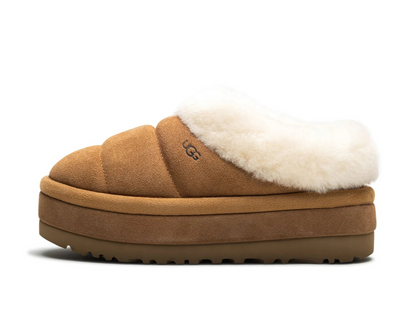 Kapcie UGG Tazzlita z podszewką z owczej skóry – kasztan | Luxem szwajcarski