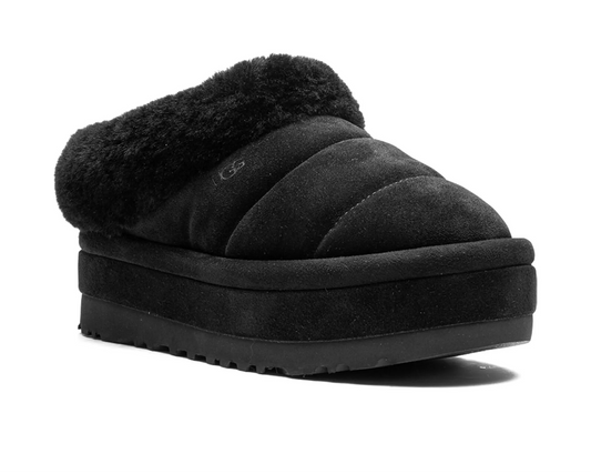 UGG Tazzlita Suede Slippers – Black | Luxury Warmth by Luxem Swiss