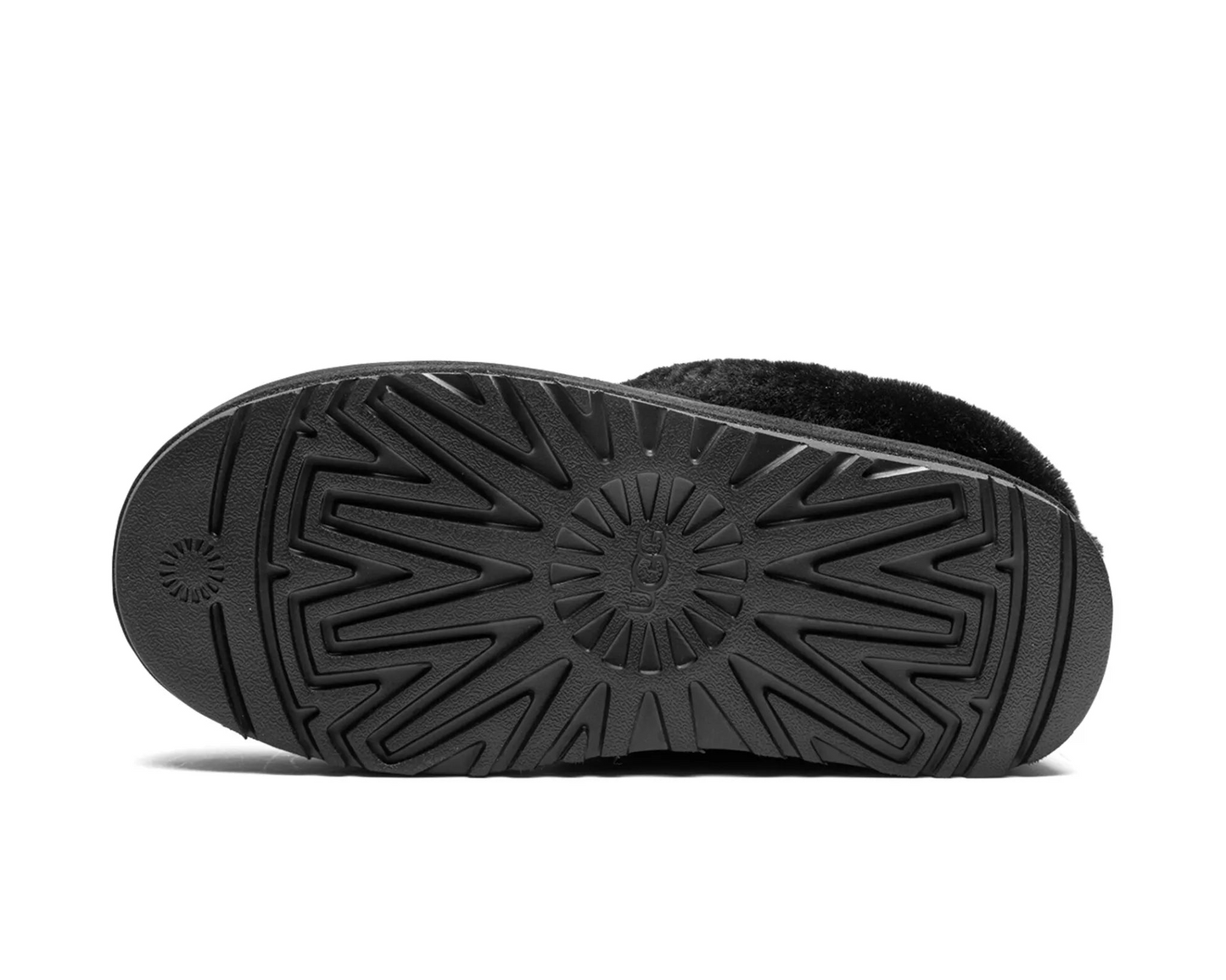 Zamszowe kapcie UGG Tazzlita – Czarne | Luksusowe ciepło od Luxem Swiss