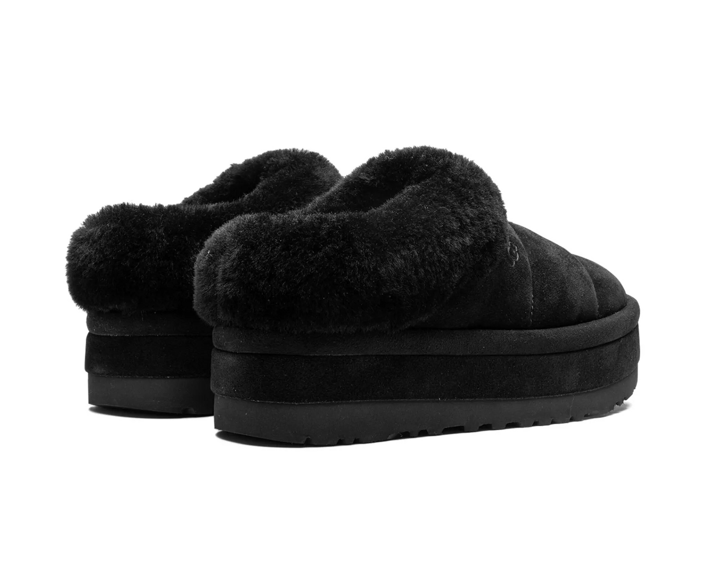 Zamszowe kapcie UGG Tazzlita – Czarne | Luksusowe ciepło od Luxem Swiss