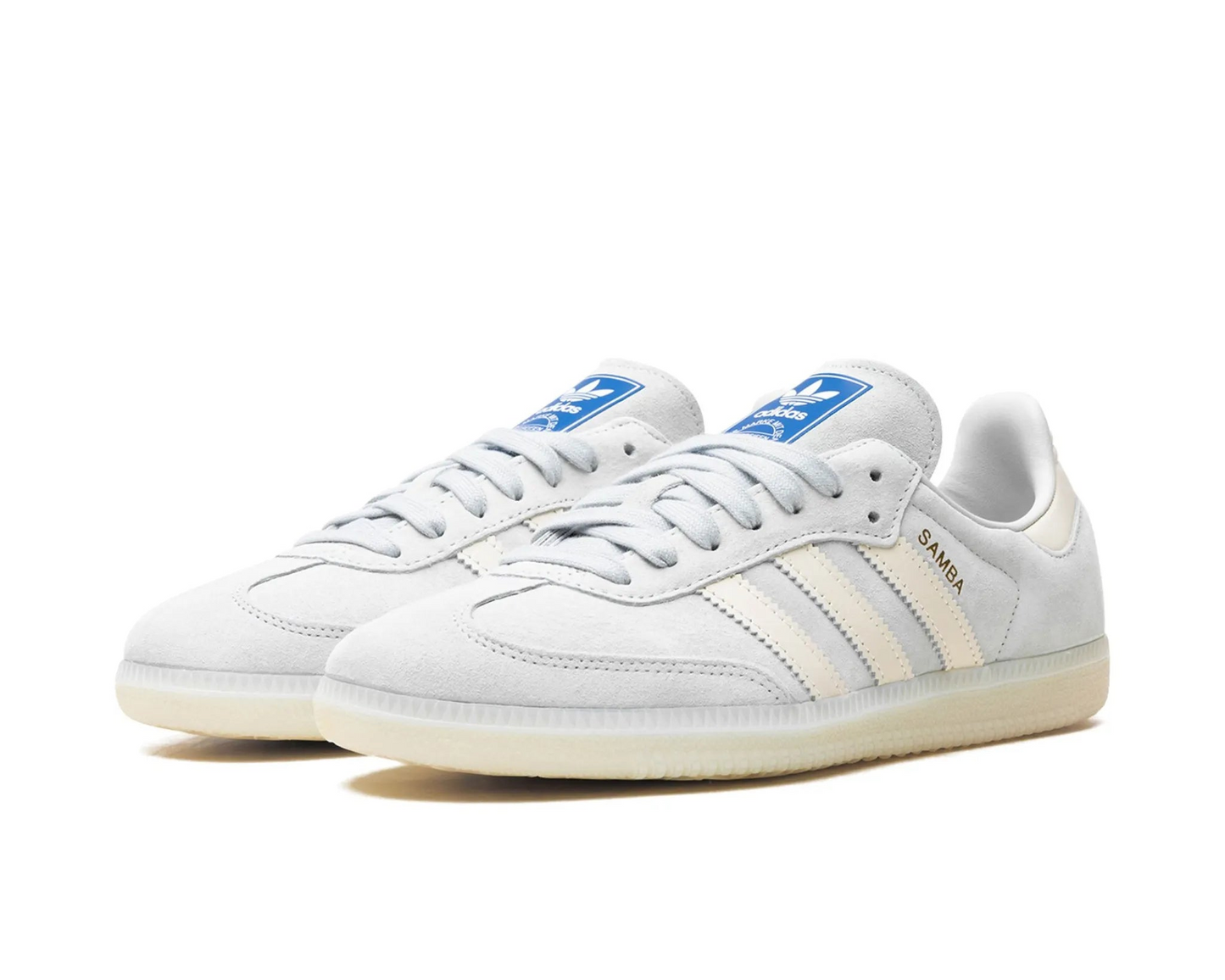 Adidas Samba OG Wonder Silver Chalk White Off White | Luxem Swiss – Minimal Elegance