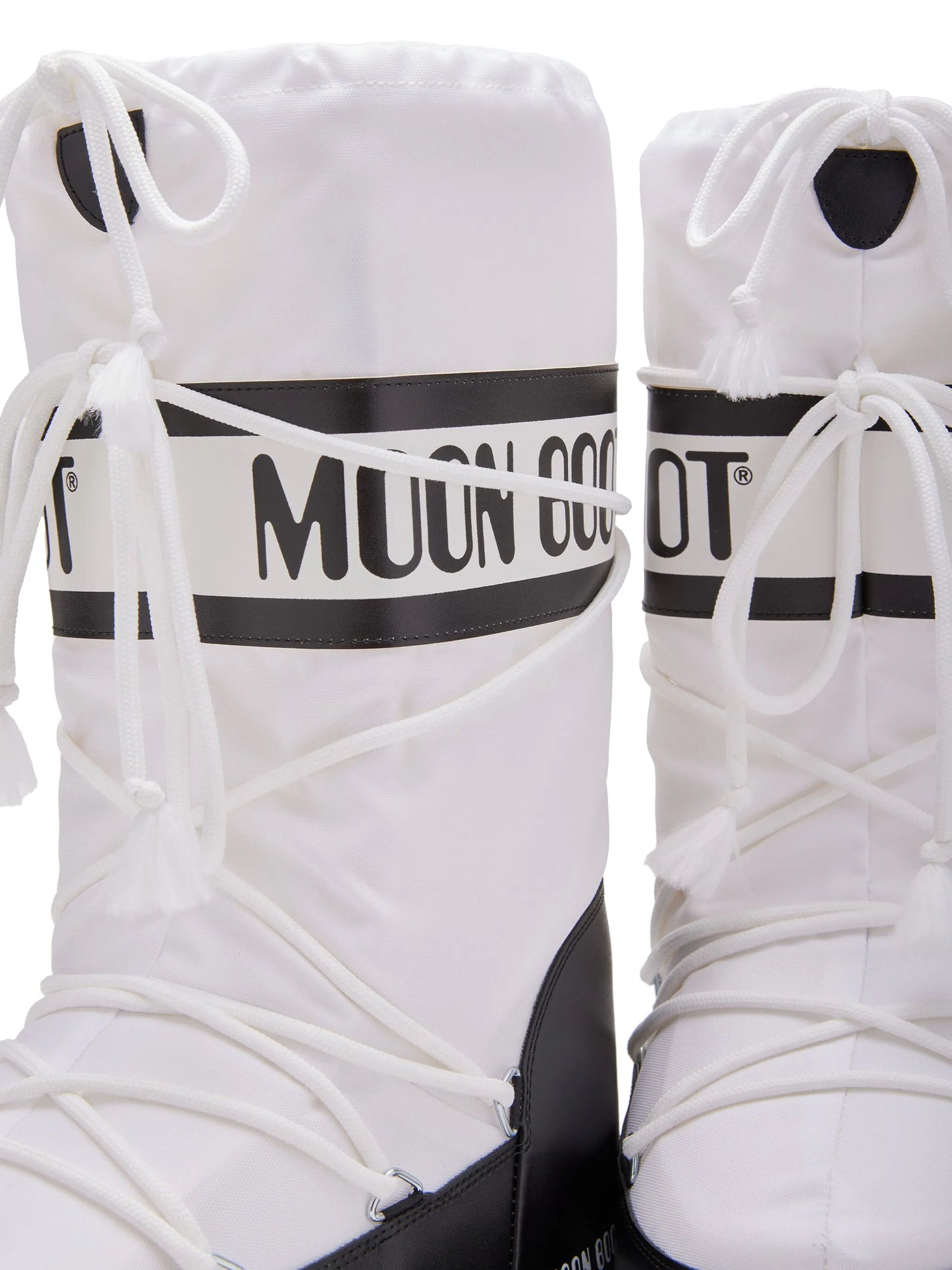 Moon Boot Icon White – Logo-Print Snow Boots | Luxem Swiss