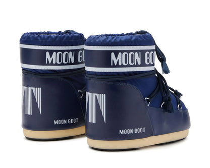 Moon Boot Icon Navy – Logo-Print Winter Boots | Luxem Swiss