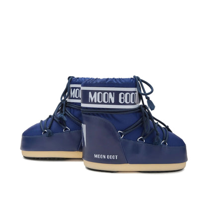 Moon Boot Icon Navy – Logo-Print Winter Boots | Luxem Swiss