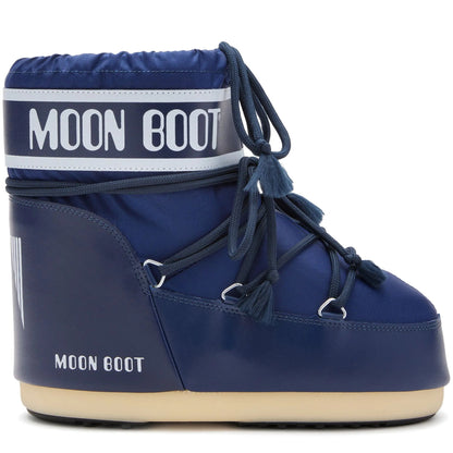 Moon Boot Icon Navy – Logo-Print Winter Boots | Luxem Swiss