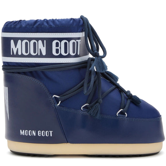 Moon Boot Icon Navy – Logo-Print Winter Boots | Luxem Swiss