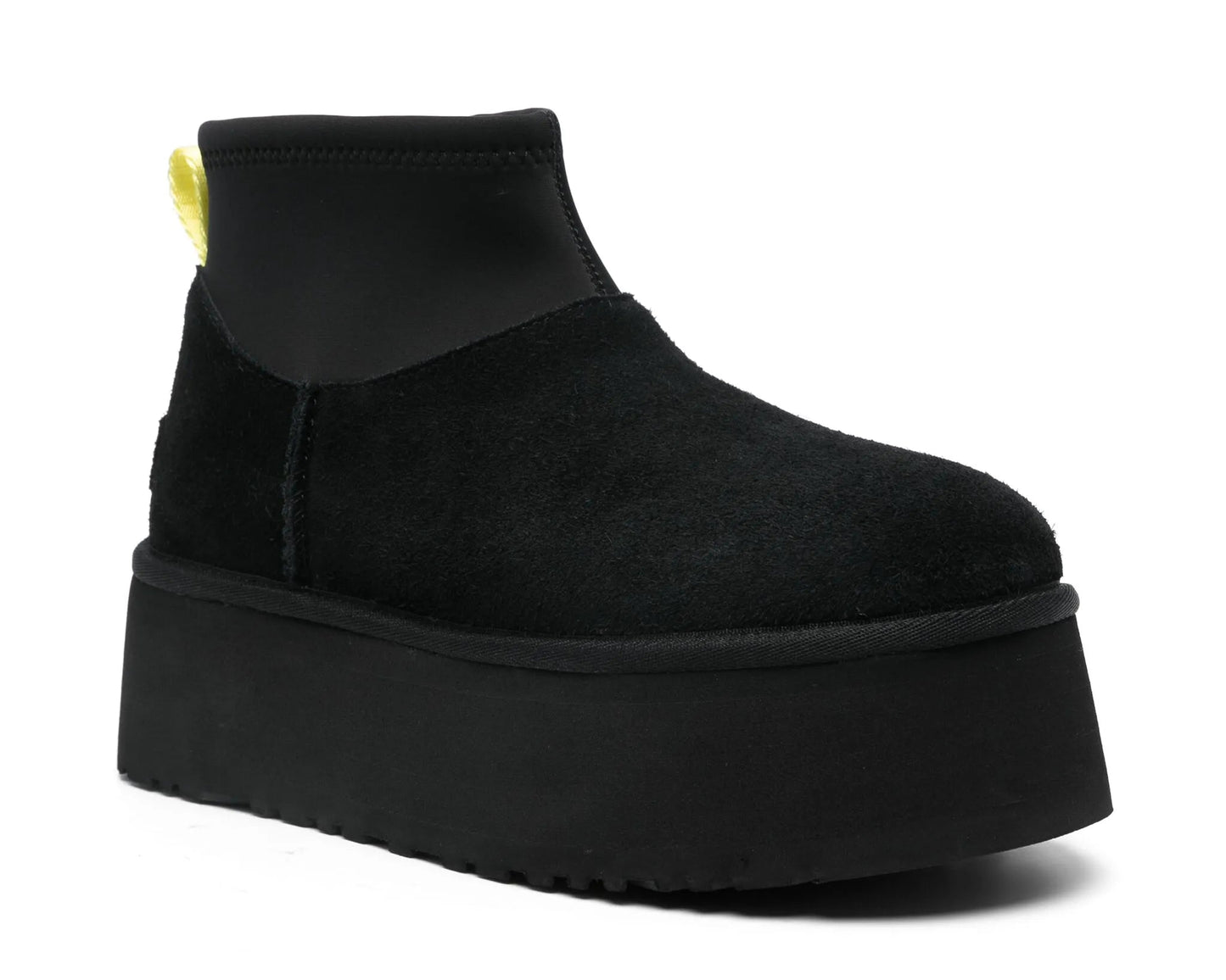 Buty UGG Classic Mini Dipper – czarne | Platforma Premium Comfort marki Luxem Swiss