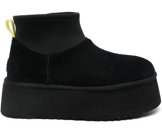 Buty UGG Classic Mini Dipper – czarne | Platforma Premium Comfort marki Luxem Swiss