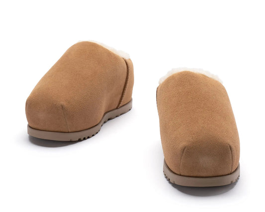 UGG Pumped Slippers “Chestnut” – Genuine Sheepskin Luxury Comfort | Luxem Swiss