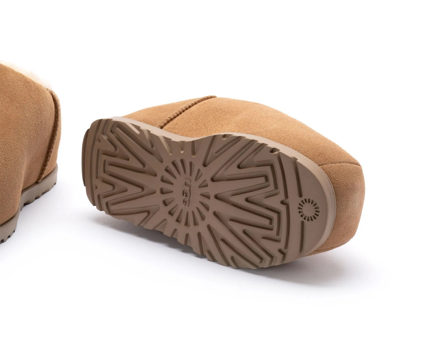 UGG Pumped Slippers “Chestnut” – Genuine Sheepskin Luxury Comfort | Luxem Swiss