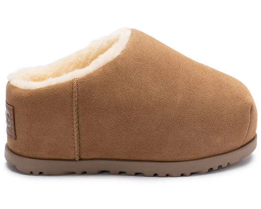UGG Pumped Slippers “Chestnut” – Genuine Sheepskin Luxury Comfort | Luxem Swiss