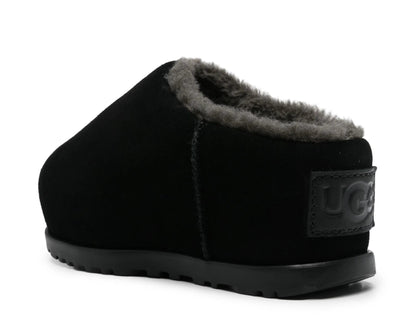 UGG Pumped Slippers “Black Suede” – Premium Sheepskin Comfort | Luxem Swiss