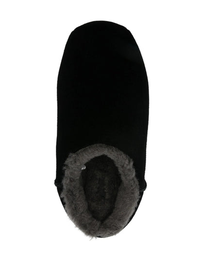 UGG Pumped Slippers “Black Suede” – Premium Sheepskin Comfort | Luxem Swiss