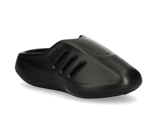 Black shoe on a white background
