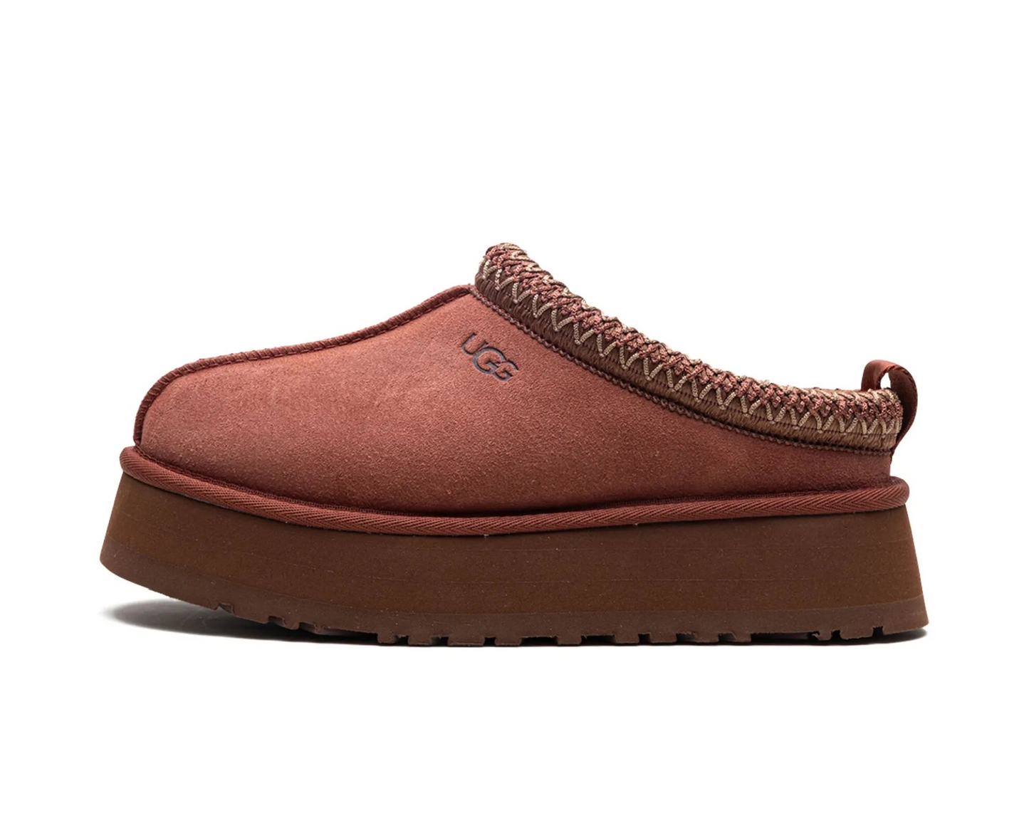 Kapcie UGG Tazz – Zamsz Terakotowy | Komfort platformy sygnowanej | Luxem szwajcarski