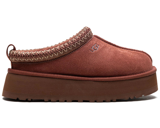 Kapcie UGG Tazz – Zamsz Terakotowy | Komfort platformy sygnowanej | Luxem szwajcarski