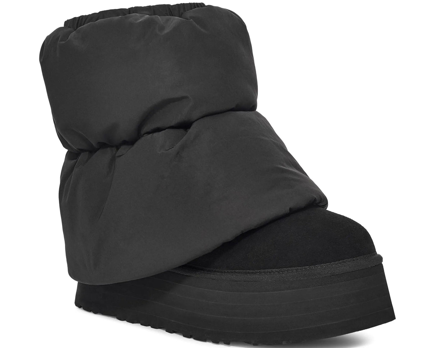 Puchowe buty UGG Mini Dipper – czarne | Luksusowy zimowy model premium od Luxem Swiss
