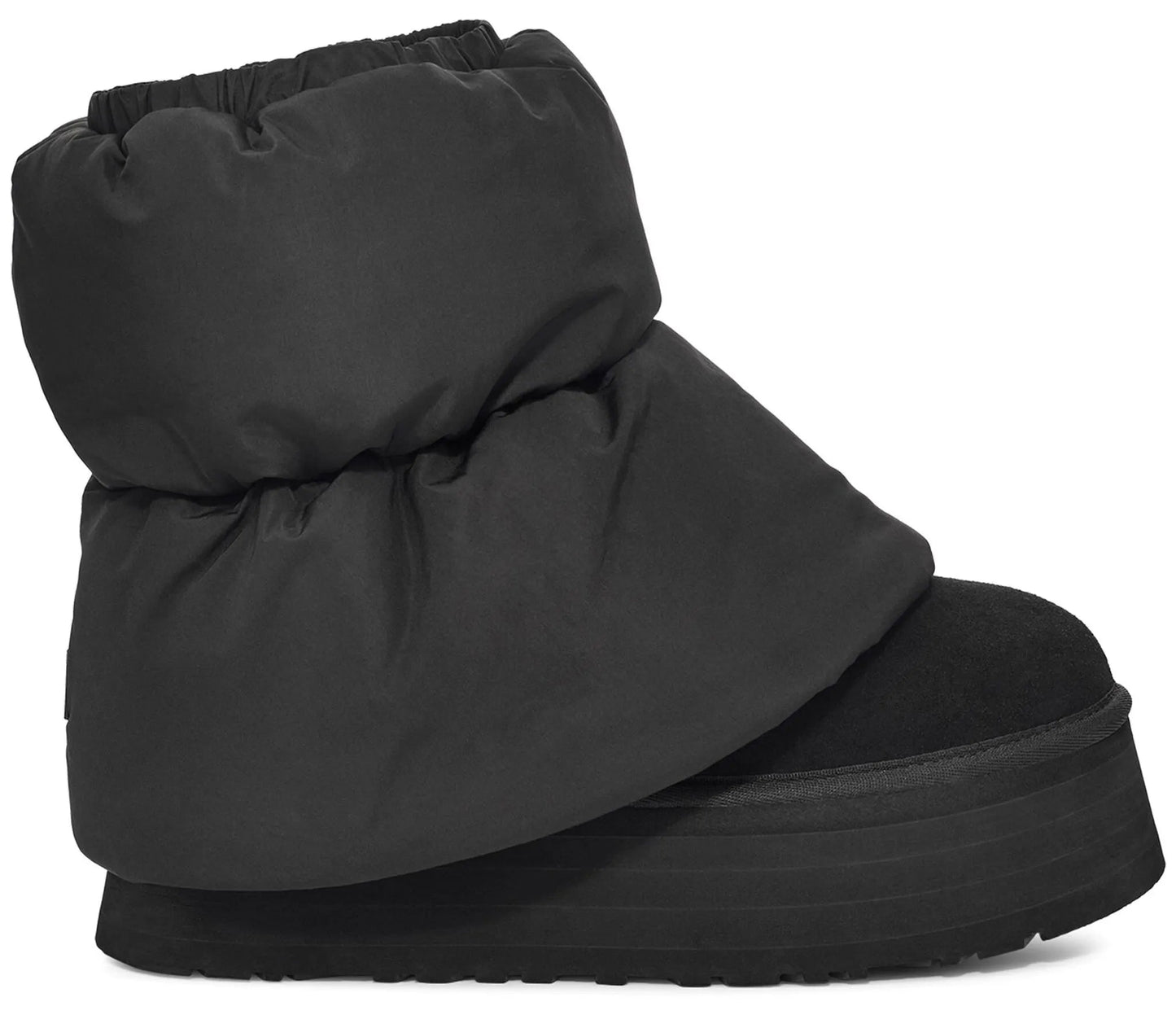 Puchowe buty UGG Mini Dipper – czarne | Luksusowy zimowy model premium od Luxem Swiss