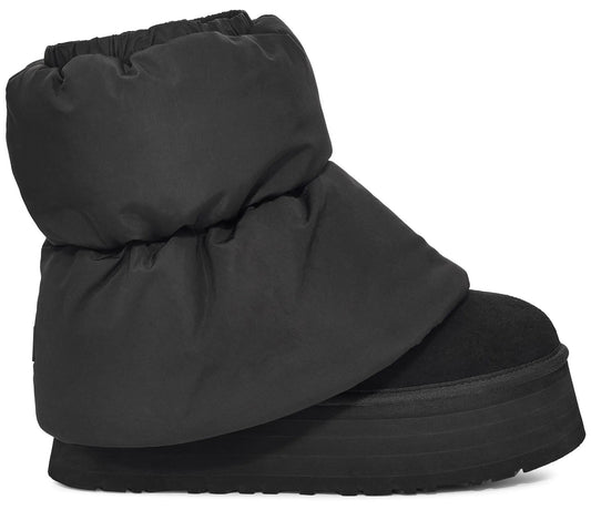 Puchowe buty UGG Mini Dipper – czarne | Luksusowy zimowy model premium od Luxem Swiss