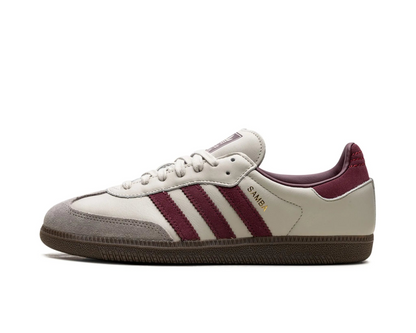 Trampki adidas Samba OG „Putty Grey Maroon”.