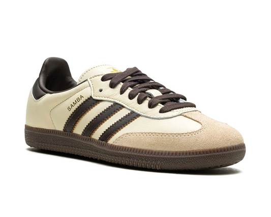 Adidas Samba OG Cream White Dark Brown | Luxem Swiss – Timeless Street Luxury