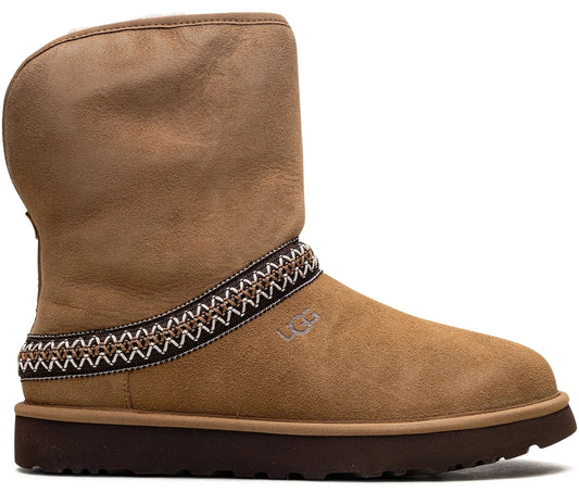 UGG Classic Crescent Boot “Chestnut” – Premium Suede Winter Boots | Luxem Swiss