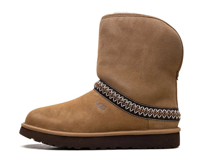 UGG Classic Crescent Boot “Chestnut” – Premium Suede Winter Boots | Luxem Swiss
