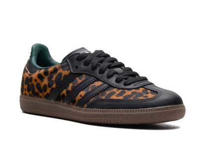 adidas Samba OG "Core Black/Collegiate Green/Cream White" sneaker
