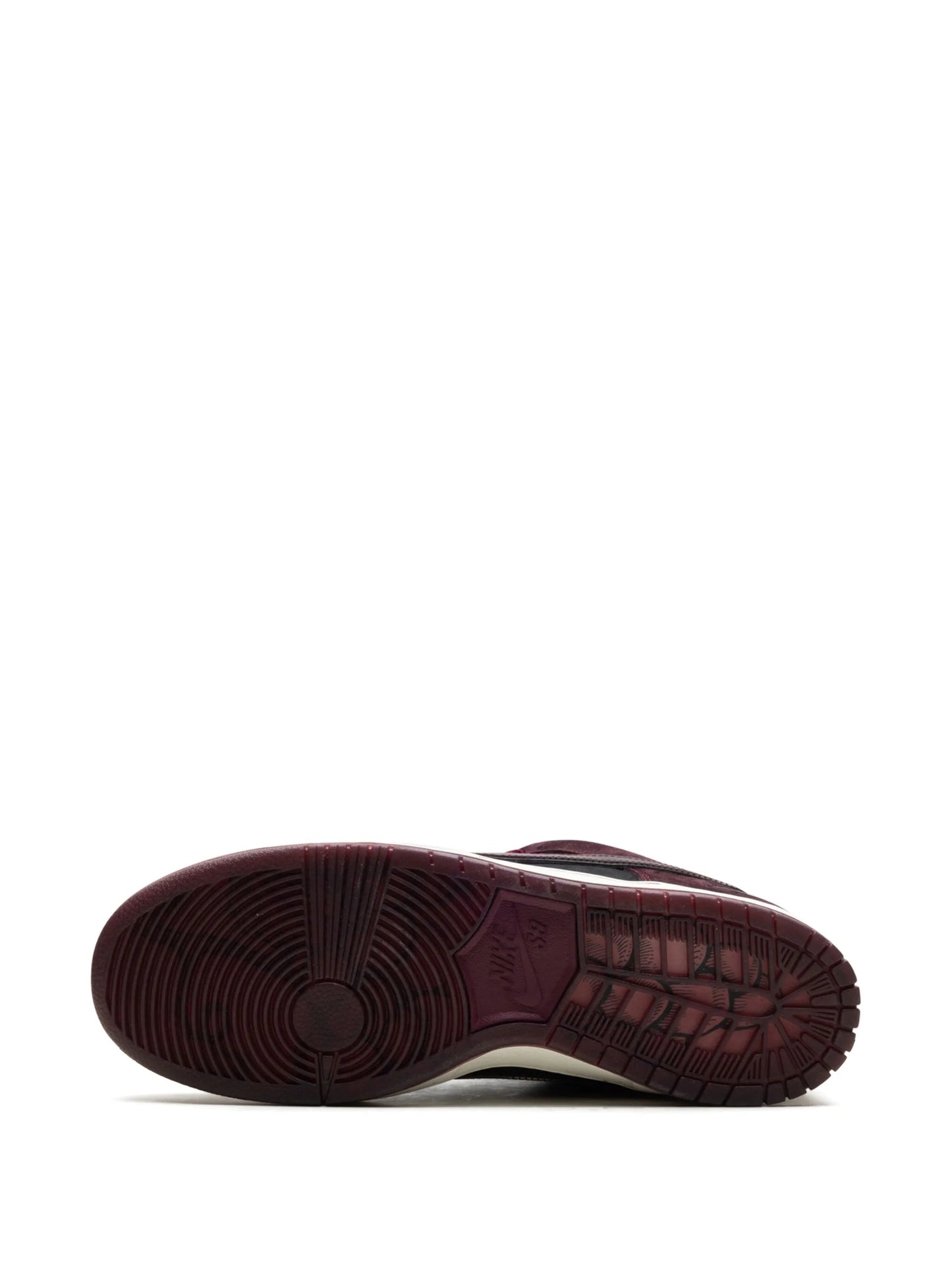 Buty sportowe Nike x Riot Skateshop SB Dunk Low „Mahogany/Dark Beetroot/Team Red/Sail/Night Maroon”