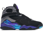 Air Jordan 8 Retro “Aqua” Sneakers – Black/Aquatone-Bright Concord