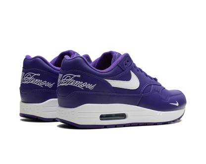 Nike x Supreme Air Max 1 '87 SP "Varsity Purple/White" sneakers