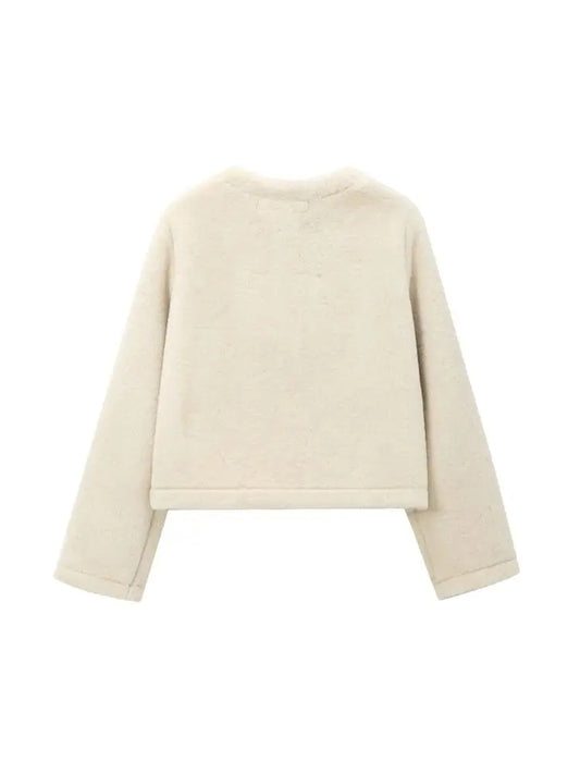 Ivory Alpine Toggle Coat