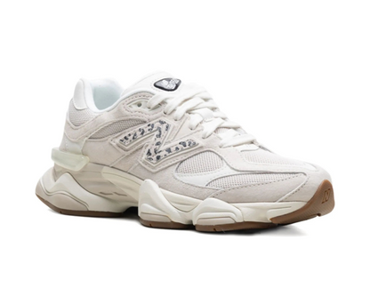 New Balance 9060 x ASOS Exclusive – Sea Salt / Leopard Print | Premium Suede Unisex Sneakers
