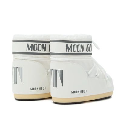 Moon Boot Icon White – Logo-Print Padded Snow Boots | Luxem Swiss