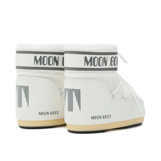 Moon Boot Icon White – Logo-Print Padded Snow Boots | Luxem Swiss