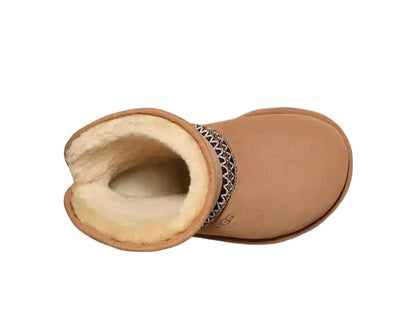 UGG Classic Crescent Boot “Chestnut” – Premium Suede Winter Boots | Luxem Swiss