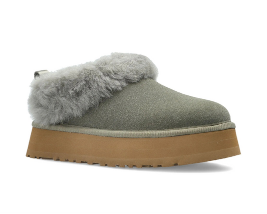 UGG 45mm Tazzelle Platform Boots – Grey | Luxem Swiss
