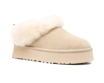Bottes à plateforme en peau de mouton UGG – Beige | Luxe Suisse