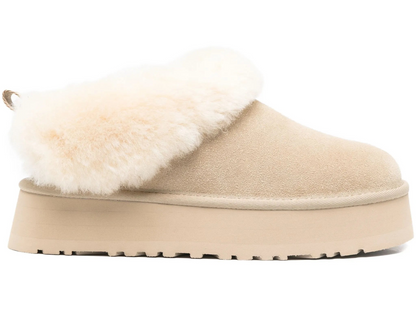 Bottes à plateforme en peau de mouton UGG – Beige | Luxe Suisse