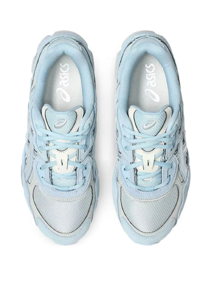ASICS Metallic Leather Light Blue Sneakers | Premium Lifestyle Comfort | Luxem Swiss