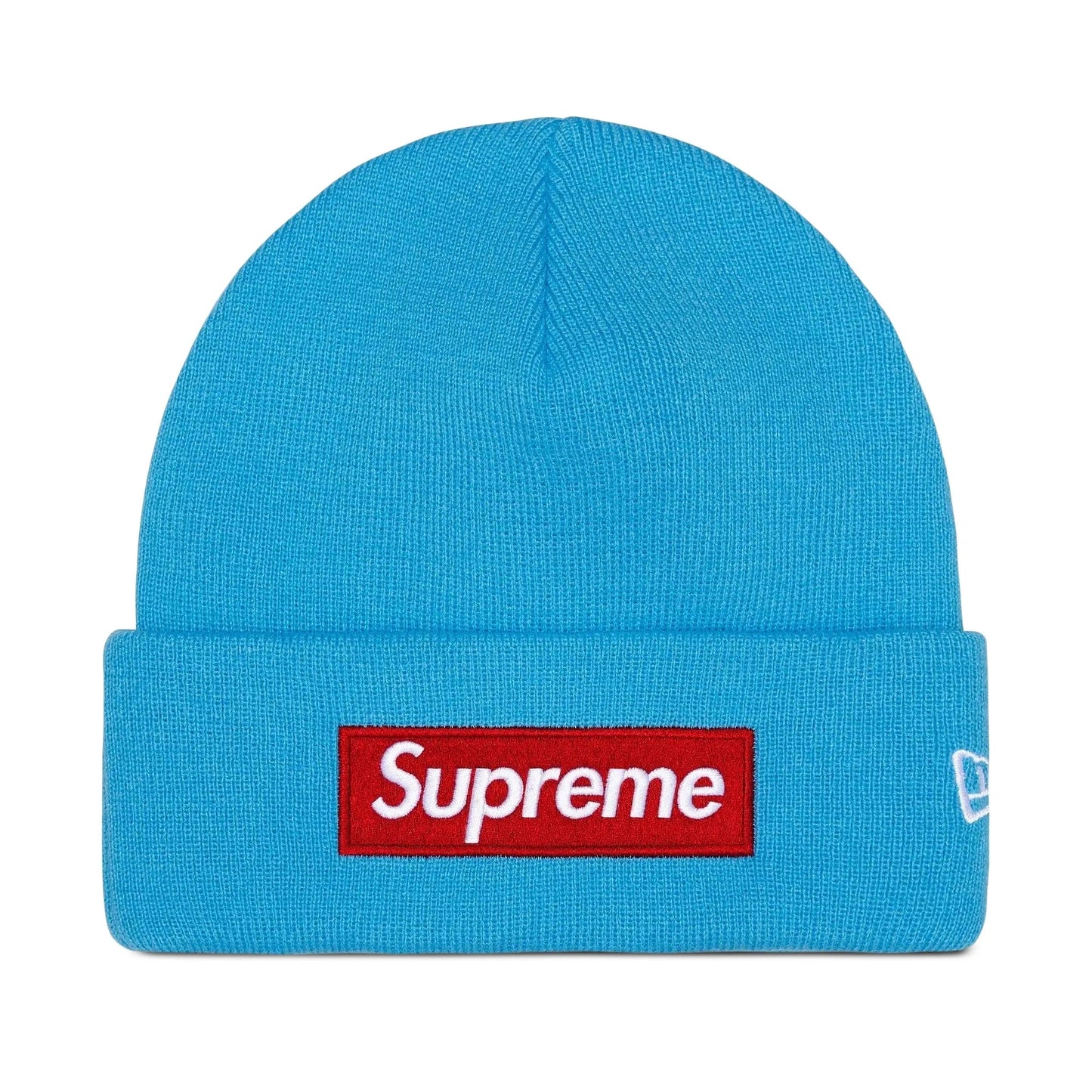 Supreme New Era Box Logo Beanie 'Cyan'