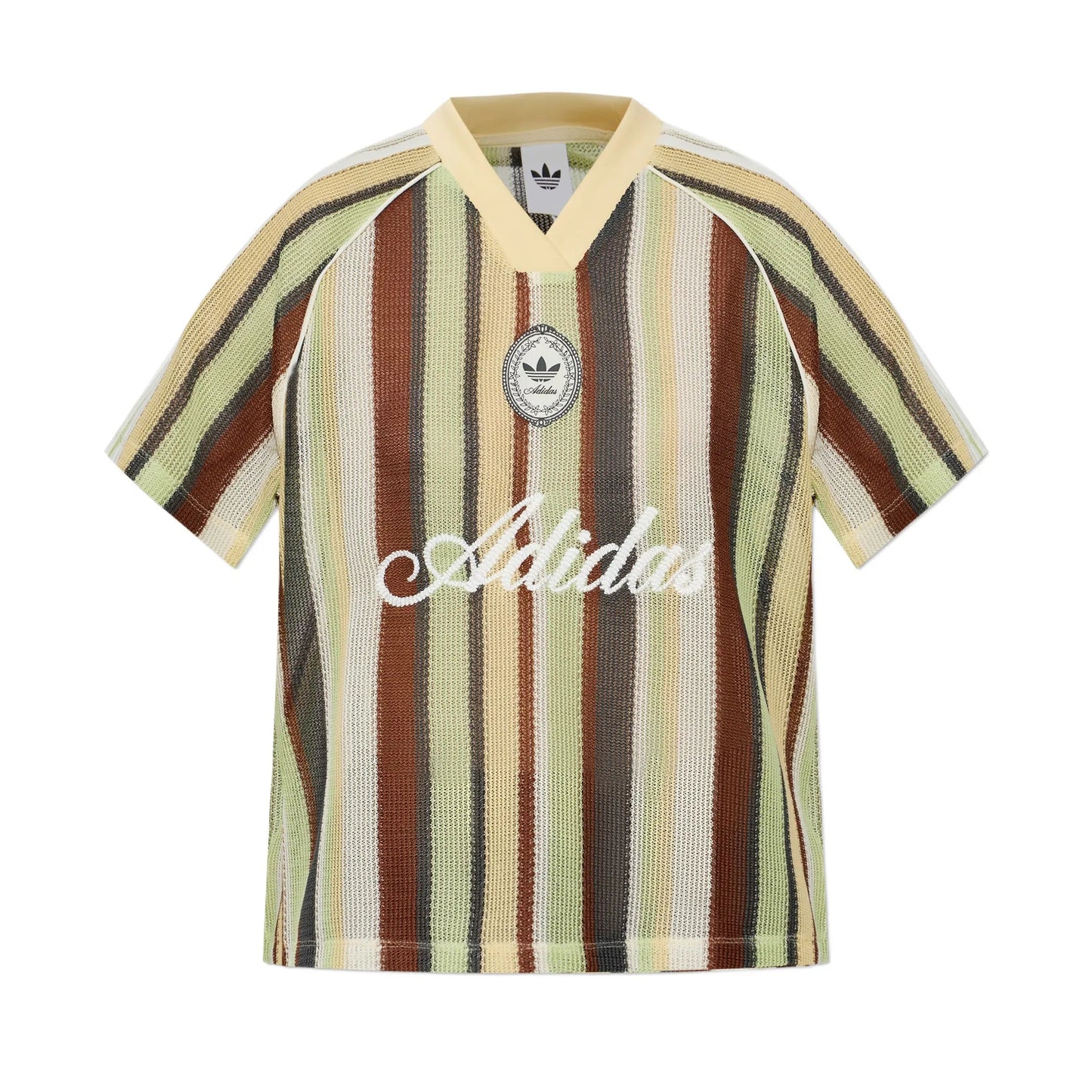 Adidas Originals Summer Glow Knitted Oversized Jersey Easy Yellow