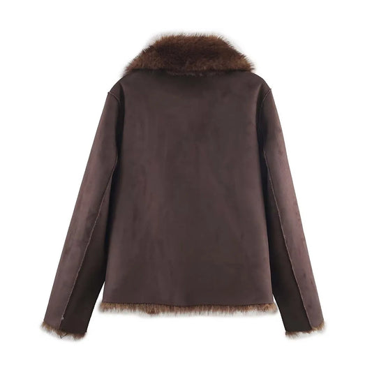 Reversible Faux-Fur Winter Jacket – Double-Sided Warm Edition