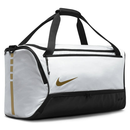 Torba treningowa Nike Brasilia 9.5 – biało-złota