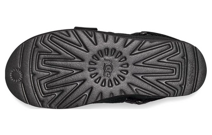 Bottes UGG Classic Mini Strap noires | Daim en peau lainée pour femme – Luxem Swiss